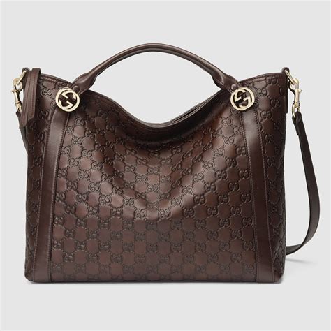 gucci brown leather purse